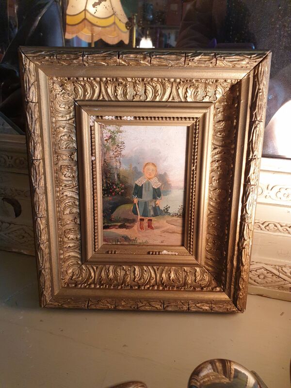 Huile sur panneau XIXème