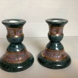 Pair of 80s candlesticks
