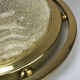 60s 70s Lamp Luminaire Plafoniere Flush Mount Ice Glass Space Age Design