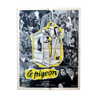 Affiche cinéma originale "Le pigeon" Mastroianni, Monicelli