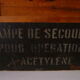 Military Fund 14-18 wooden acetylene lamp
