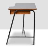 Jacques Hitier for MBO, Desk in oak and black metal, year 1951