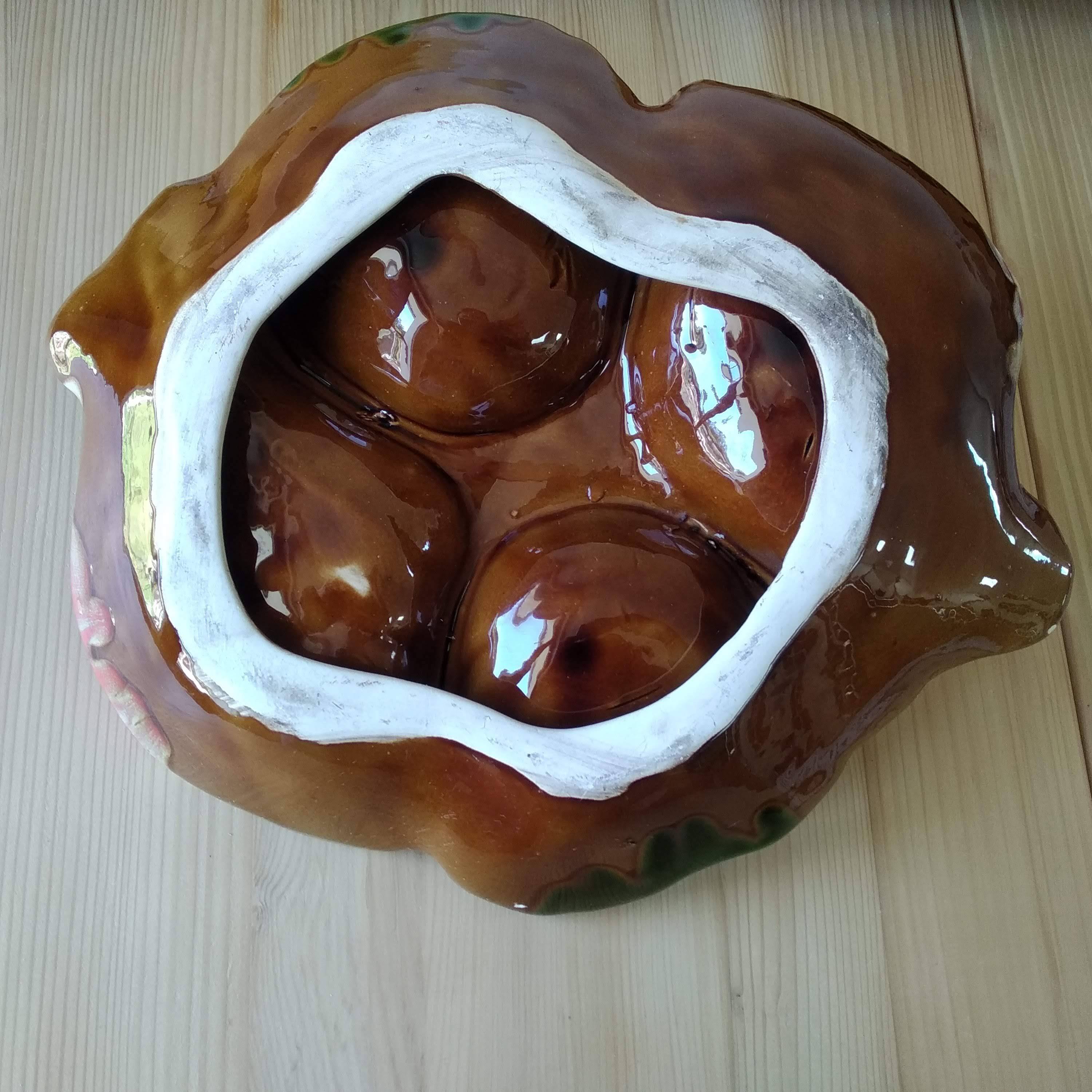 Vallauris Lemon Barbotine Dish