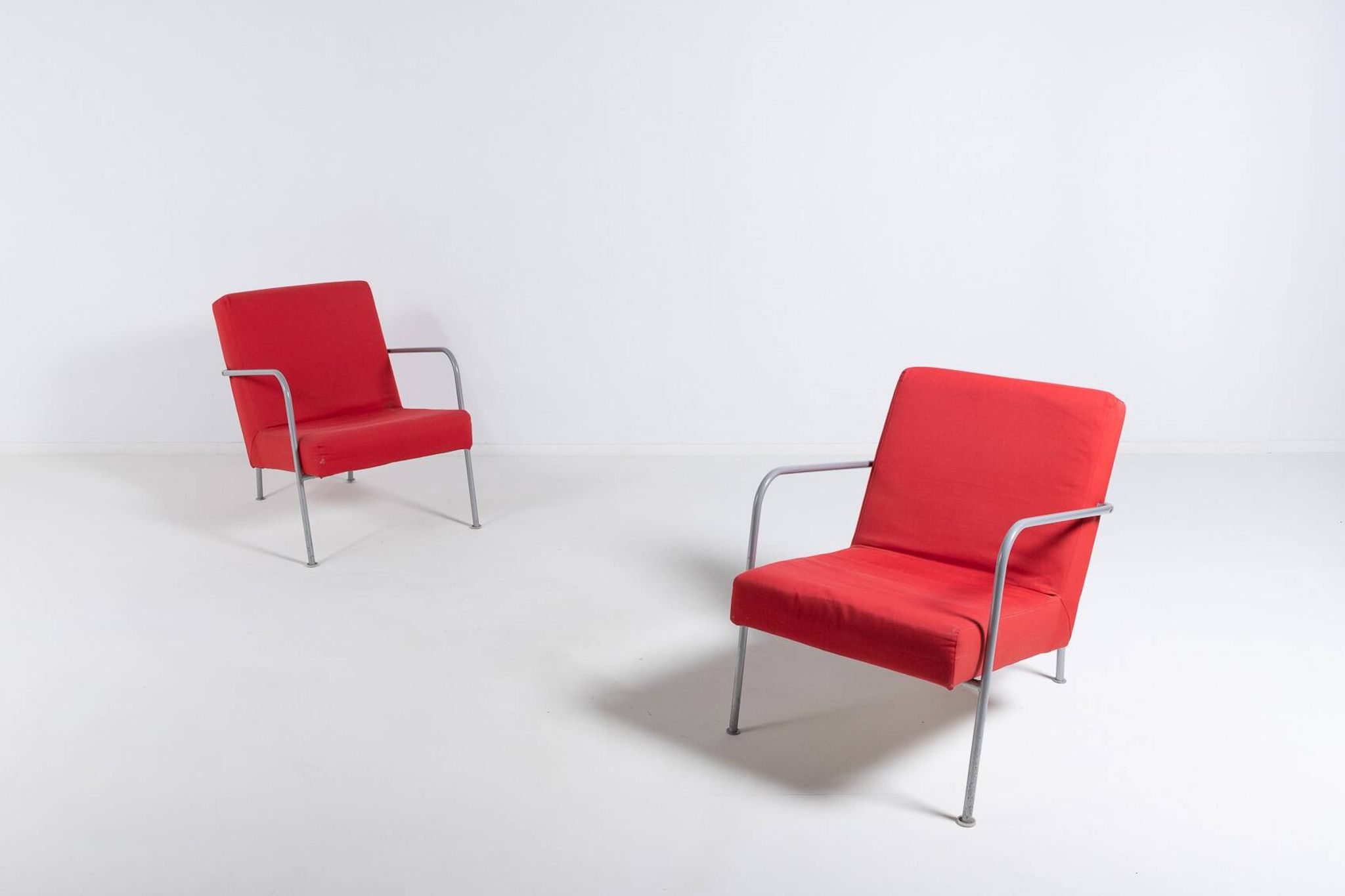 Ensemble de 2 fauteuils vintage style bauhaus d'ikea