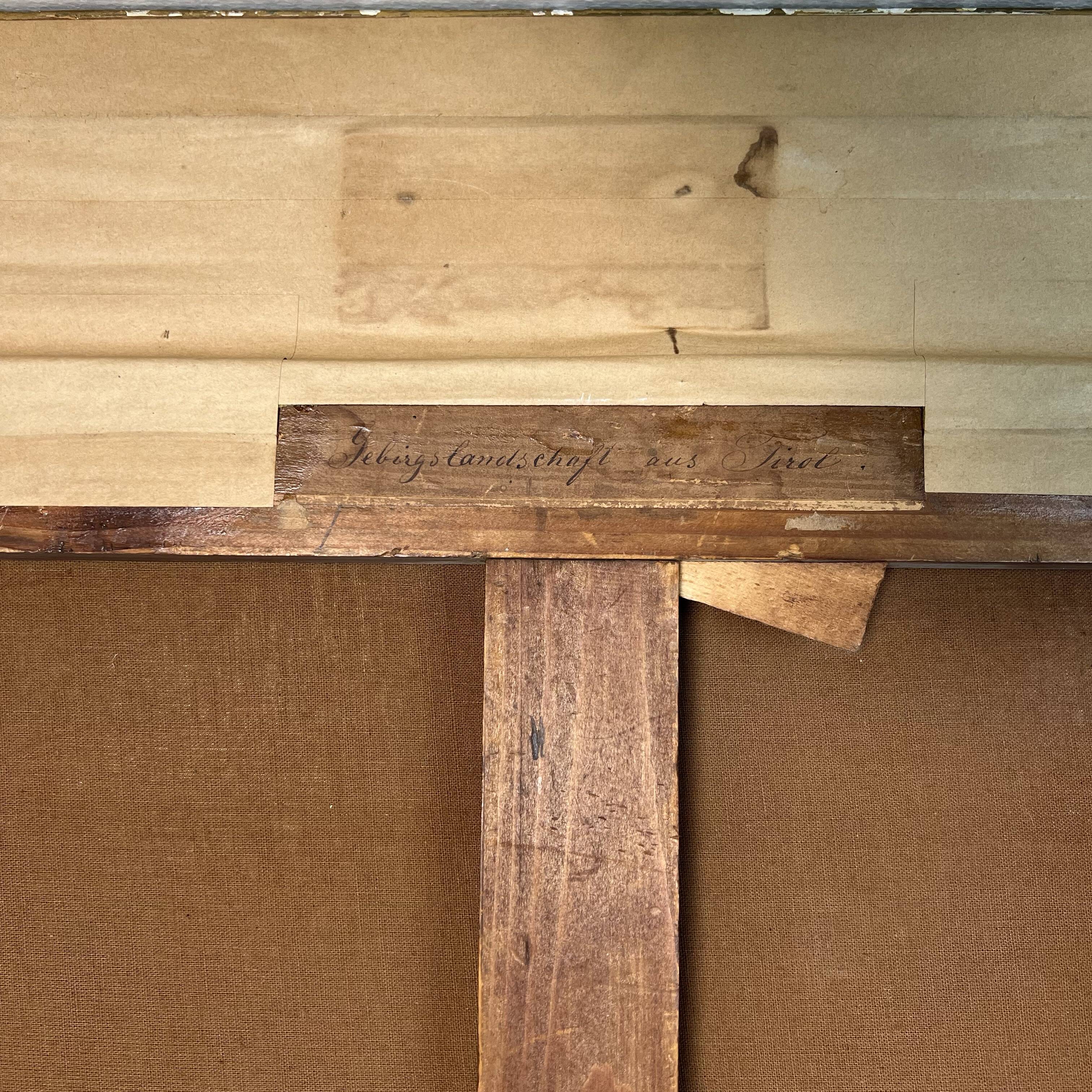 Mountain landscape, Tyrol Eduard Boehm 19th century oil on canvas