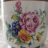 Ancien cache-pot vase véritable porcelaine france paris art décoratif design