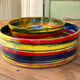 Large glazed terracotta centrepiece signed