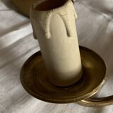 Lustre en bronze poli 4 branches