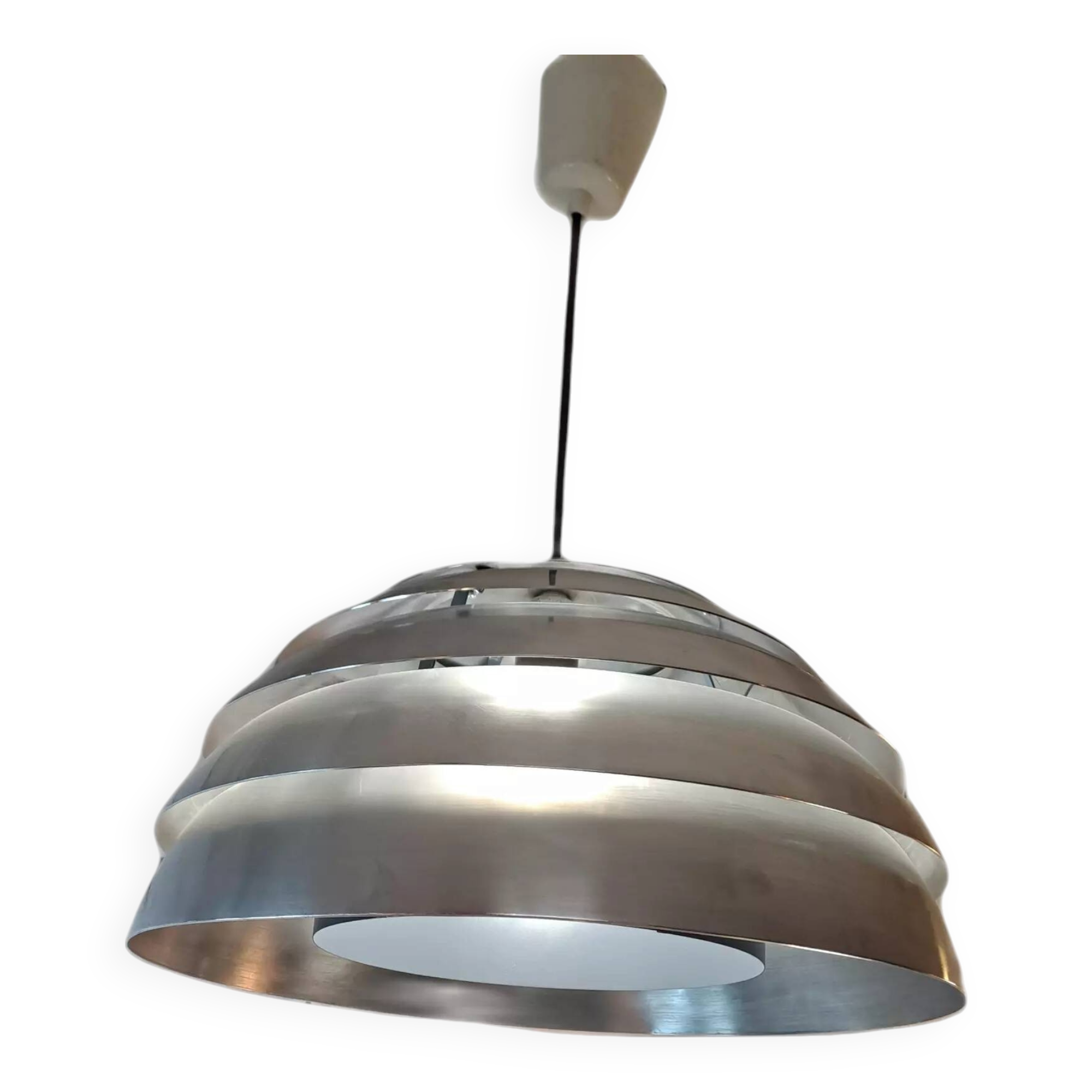 Hans-Agne Jakobsson pendant light for Markaryd "dome" model / 1960s