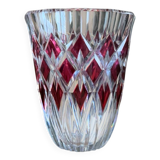 Val St Lambert crystal vase