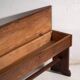 Antique organ bench with drawer in oak – Central Europe, circa 1920