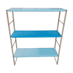 Étagère métal bleu
