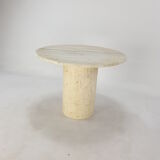 Italian Travertine Coffee Table, 1980s