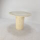 Italian Travertine Coffee Table, 1980s
