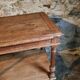 French 19th-century oak draper's table – Antique kitchen island console