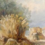 Oil on old canvas André Franchet