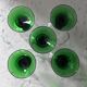 Set of 5 engraved Roemer glasses