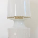 Lampe de salon en verre blanc, Italie années 60