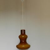 Amber and white opaline hanging inside (1970)
