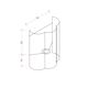 Paire d’appliques murales jute et galons velours