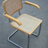 Cesca chair B64 with armrests by Marcel Breuer Design
