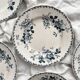 6 assiettes plates en terre de fer « Acacia » Moulin des Loups et Hamage
