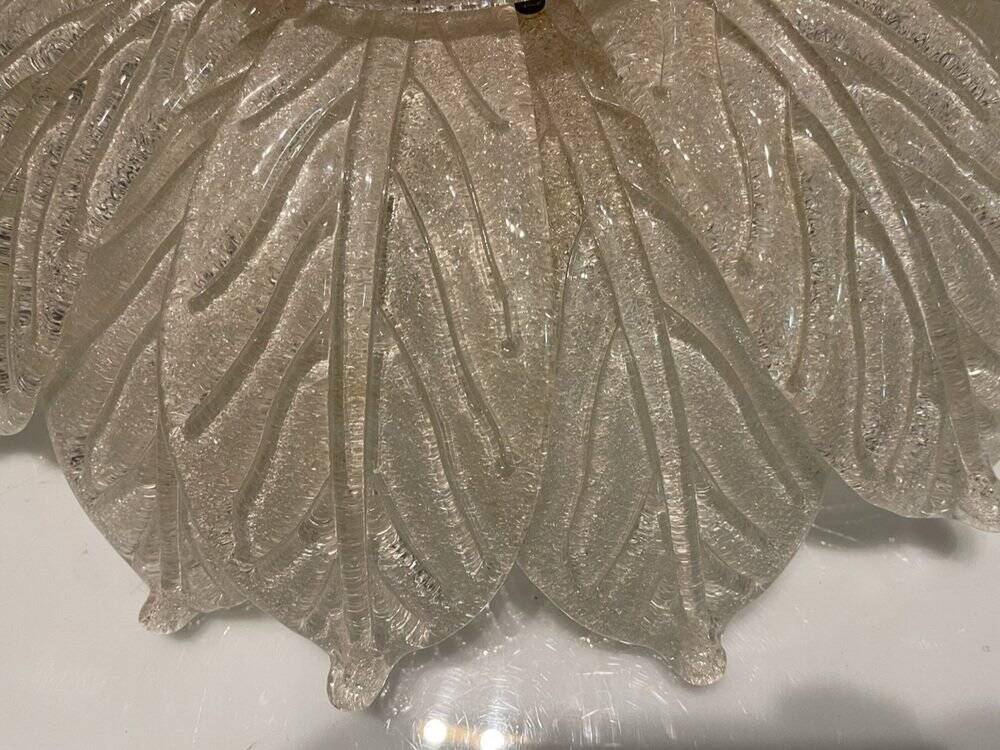 Large Venetian Murano Glass Flushmount 1970’s