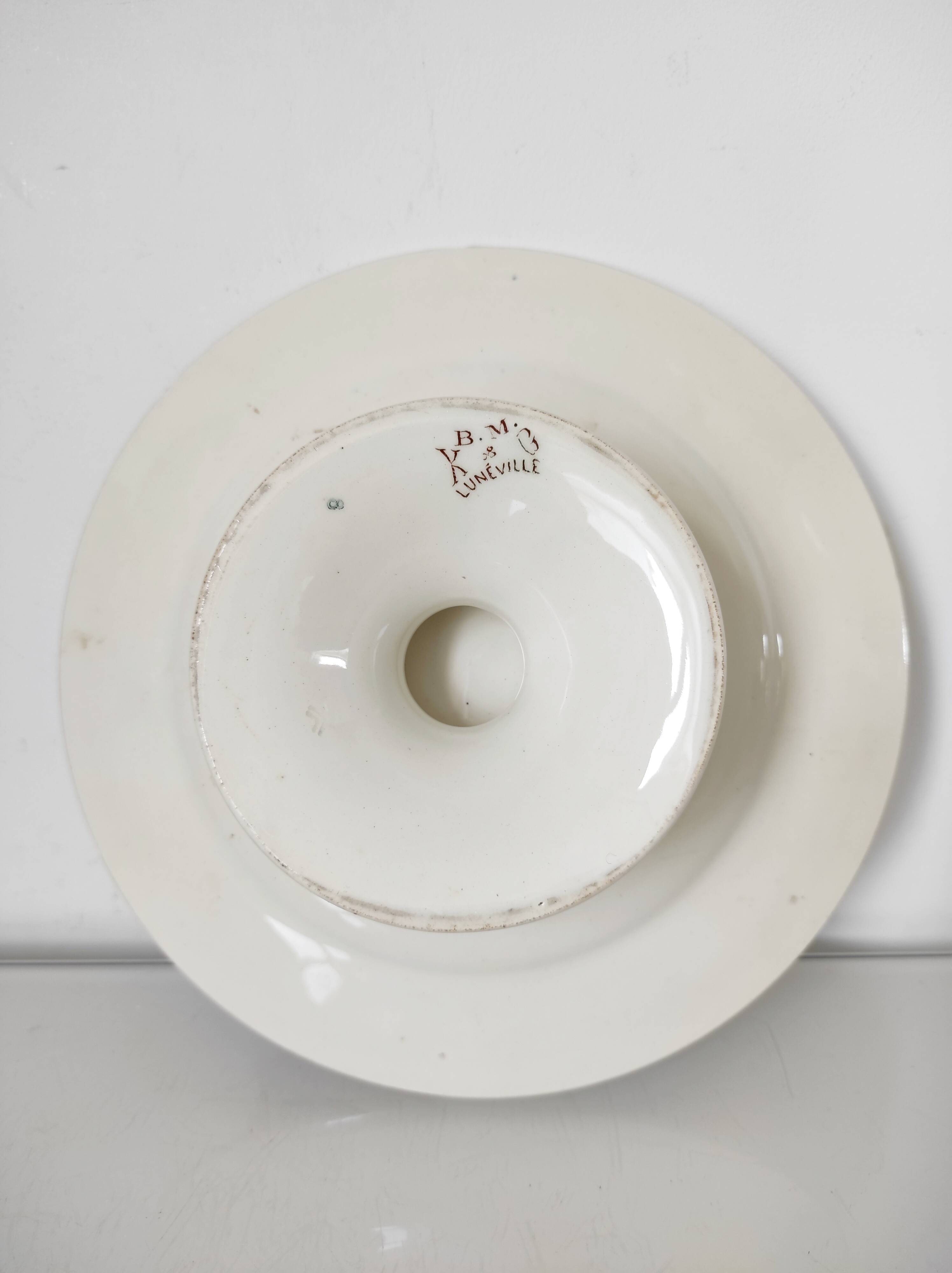 Dish with heel K&g Lunéville