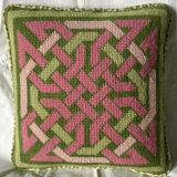 Handmade canvas cushion