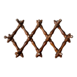 Folding wall coat rack XIXth