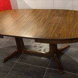 Vintage extendable table Baumann 1970s