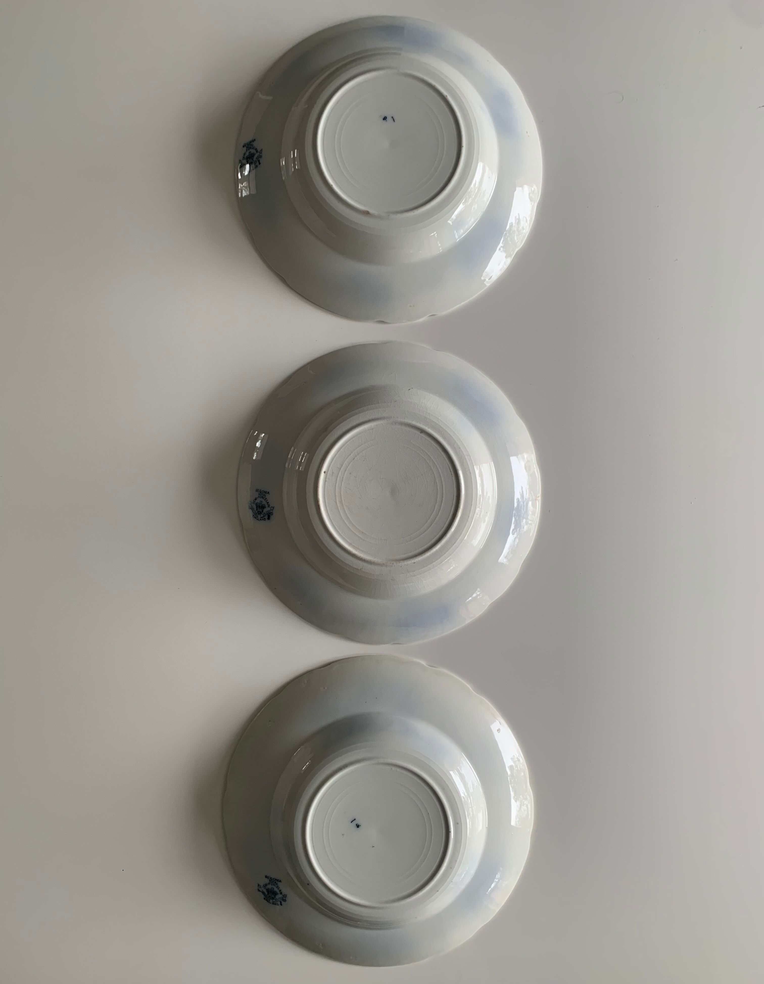 Set 3 hollow plates in English porcelain Johnson Bros