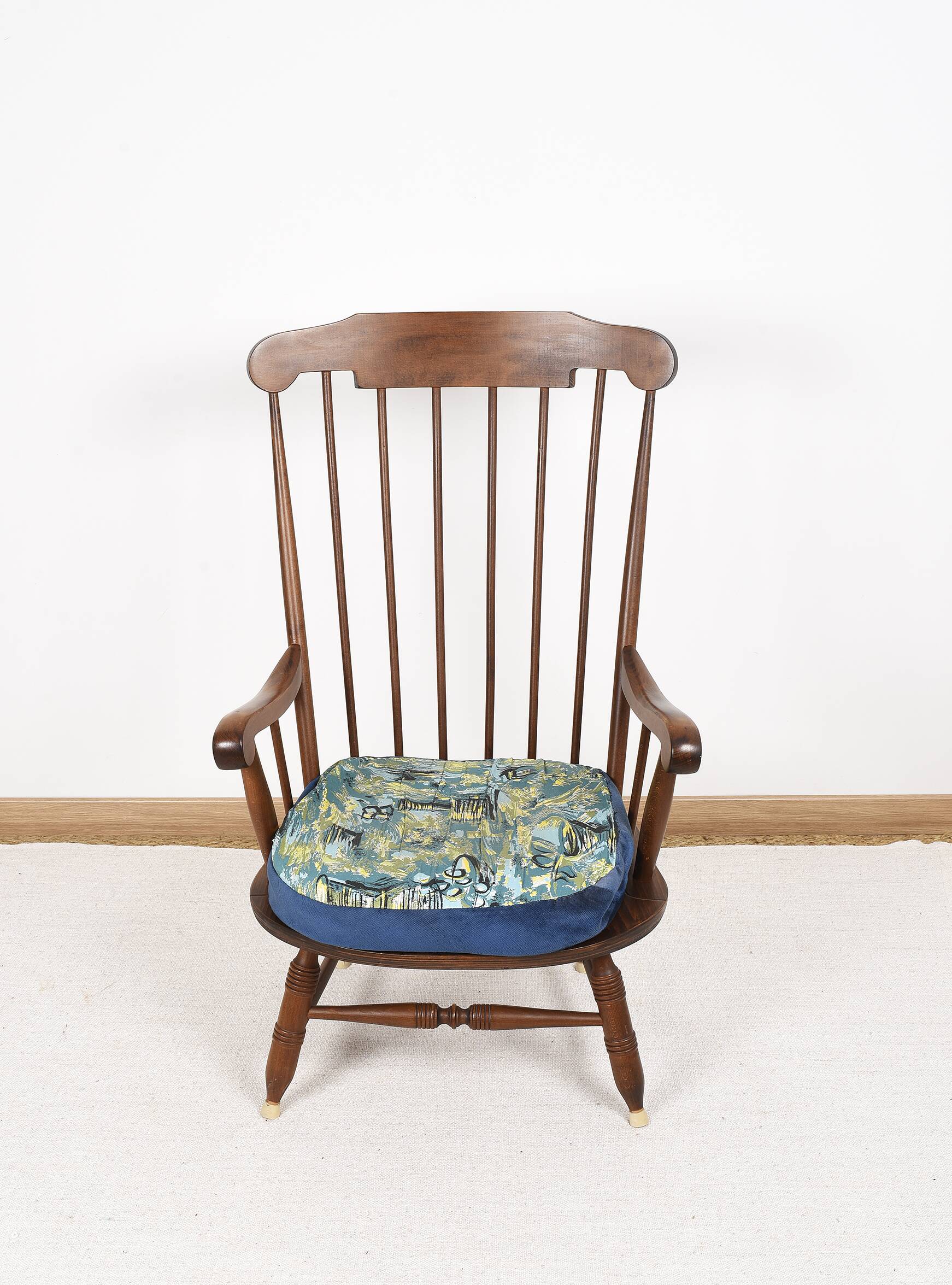Vintage armchair with cushion