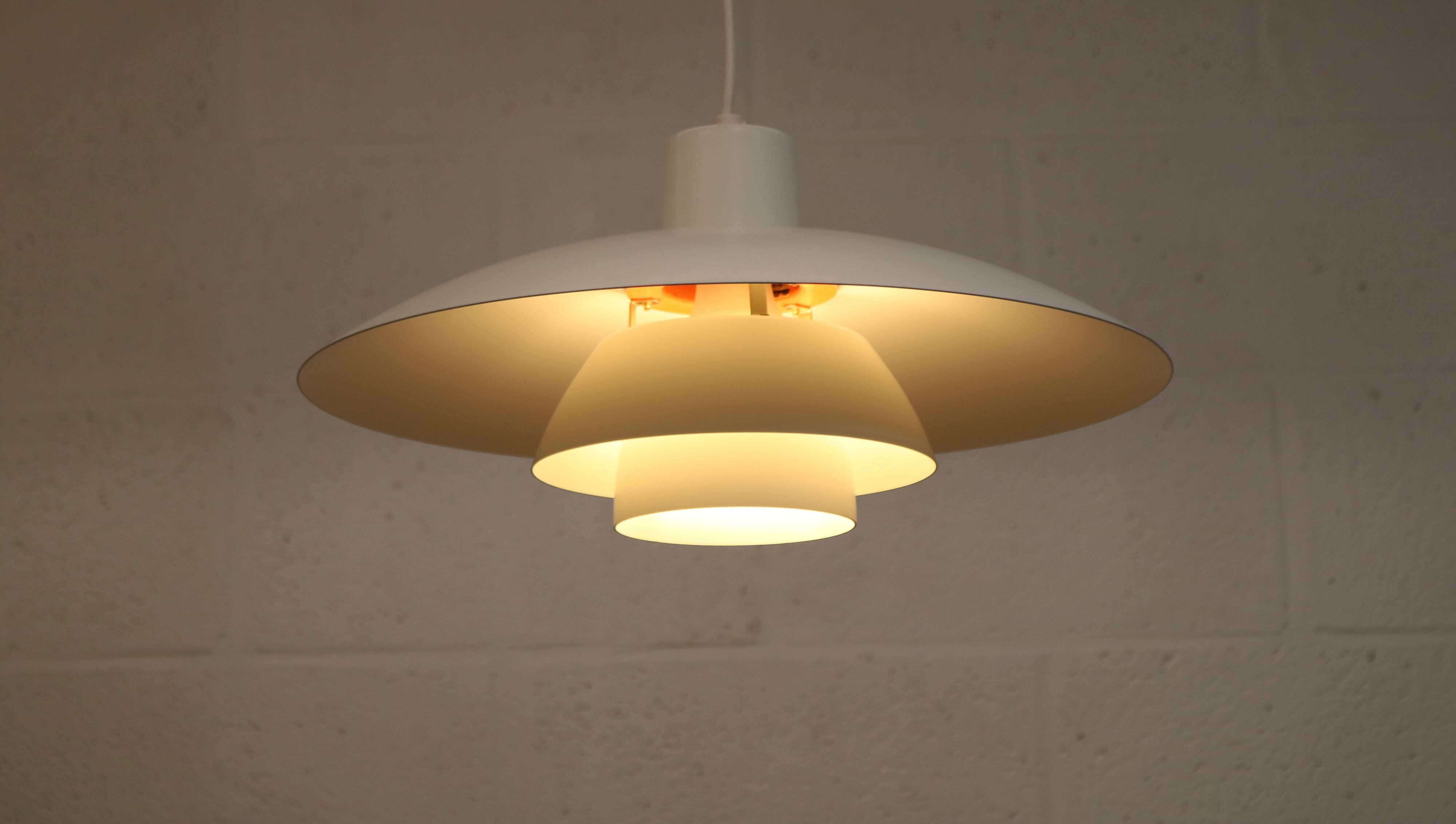 Vintage louis poulsen ph 4/3 pendant lamp: danish mid-century modern