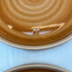 4 flat plates in stoneware