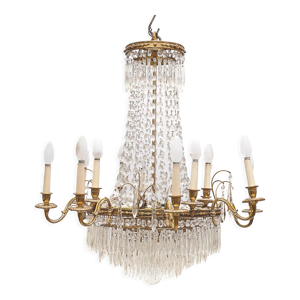 Lustre montgolfière - feux