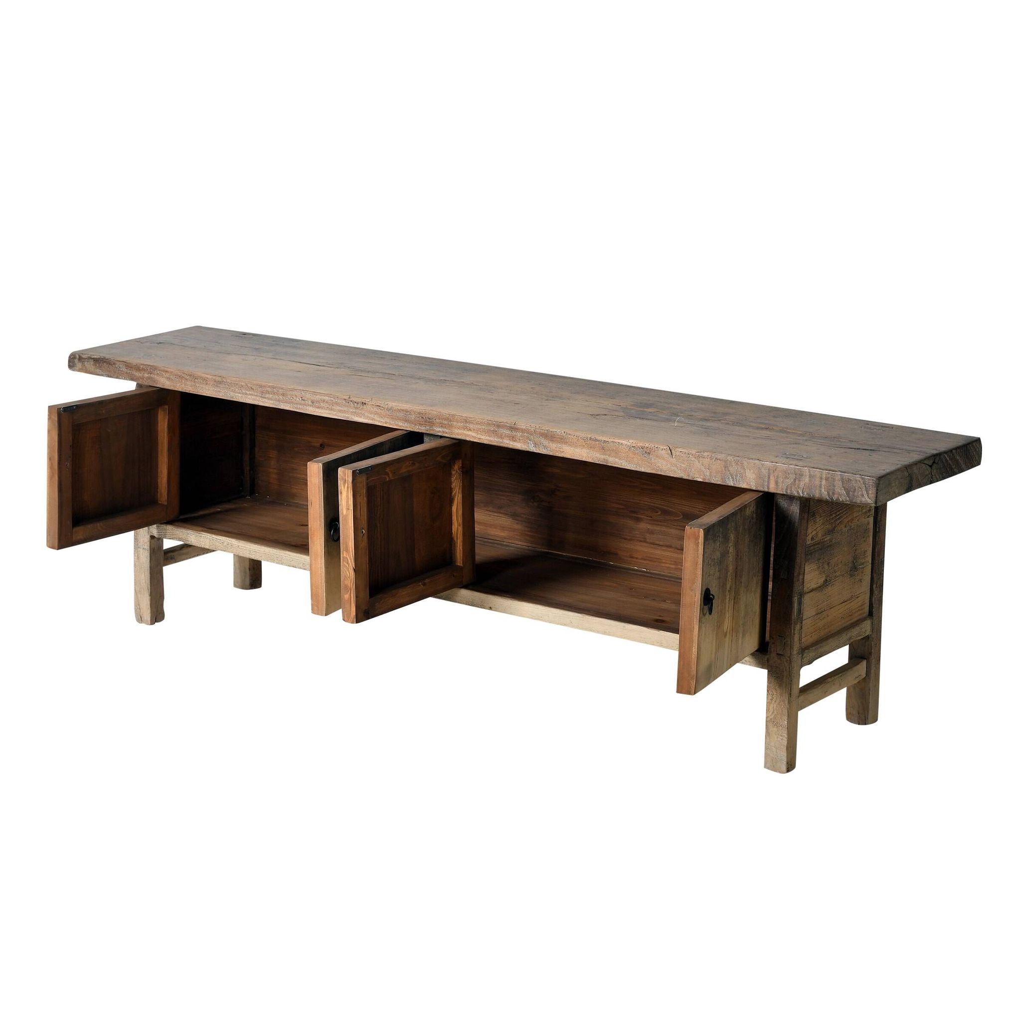 Lumu - Chinese low cabinet in elm no. 2