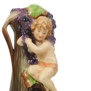 Art Nouveau Vases Putti Cherub Amphora Style Pottery