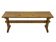 Vintage Scandinavian modern pinewood bench from the 1960's