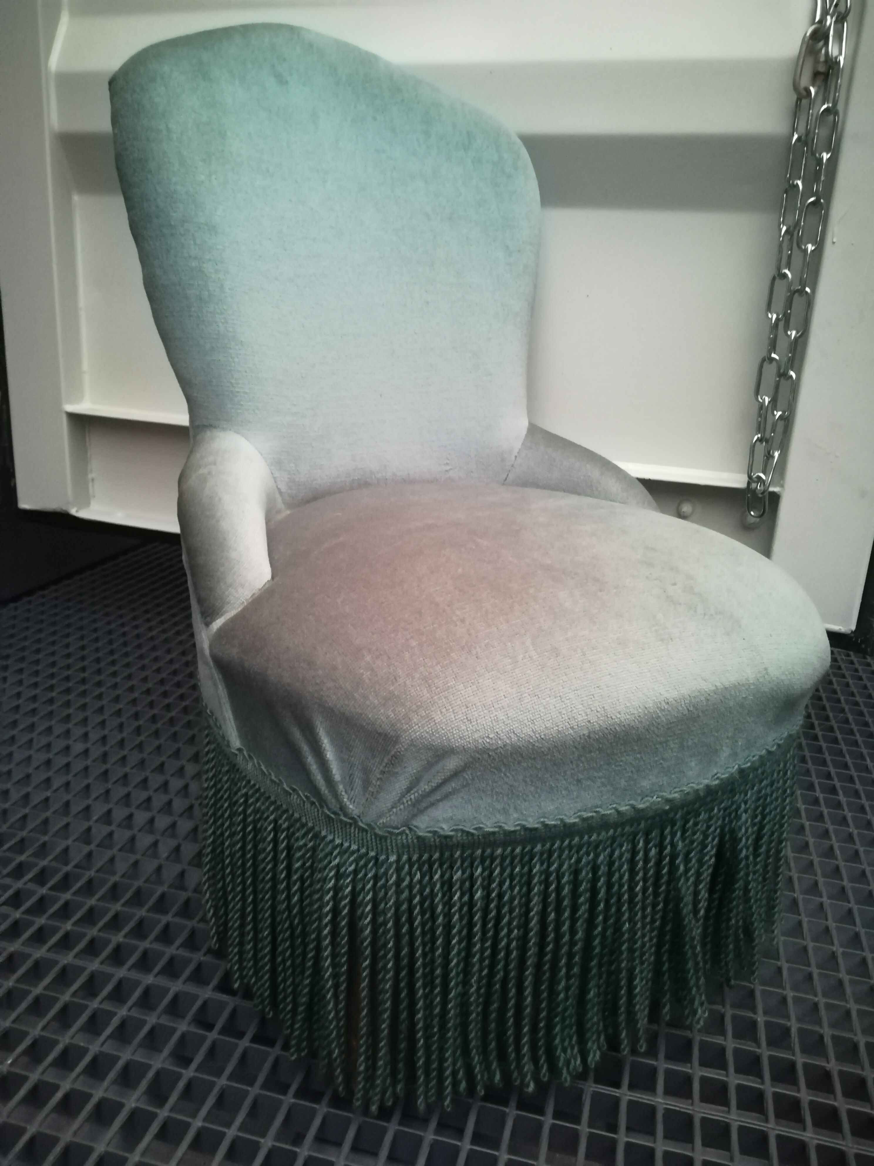 Glacier blue velvet toad heater