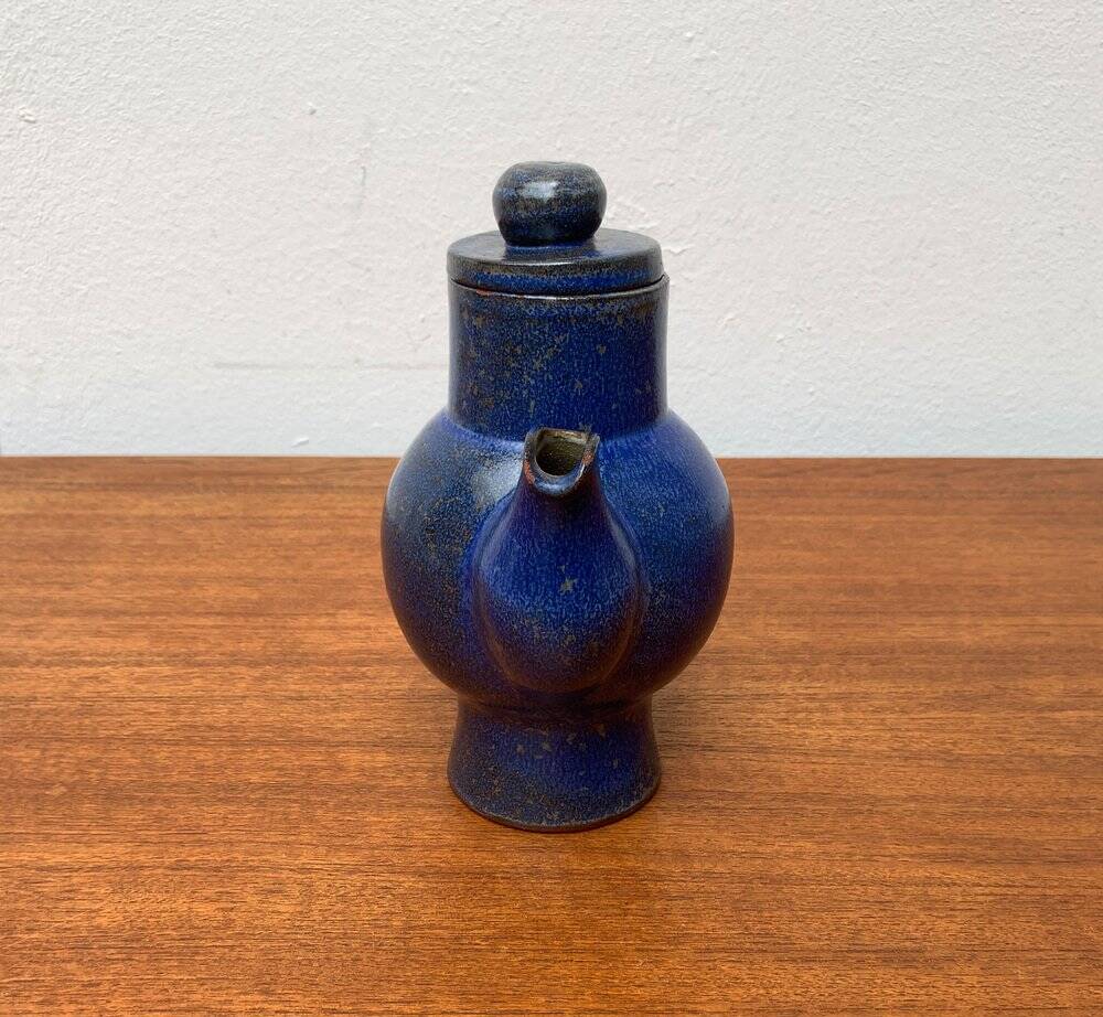Ceramic teapot from mid-century Germany by Meike Falck Nicolaisen, 1960s.