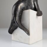 Art Deco sea lion sculpture attributed Marcel-André Bouraine, 1920s