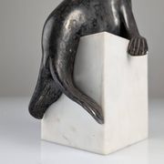 Sculpture de lion de mer Art Déco attribuée à Marcel-André Bouraine, années 1920.