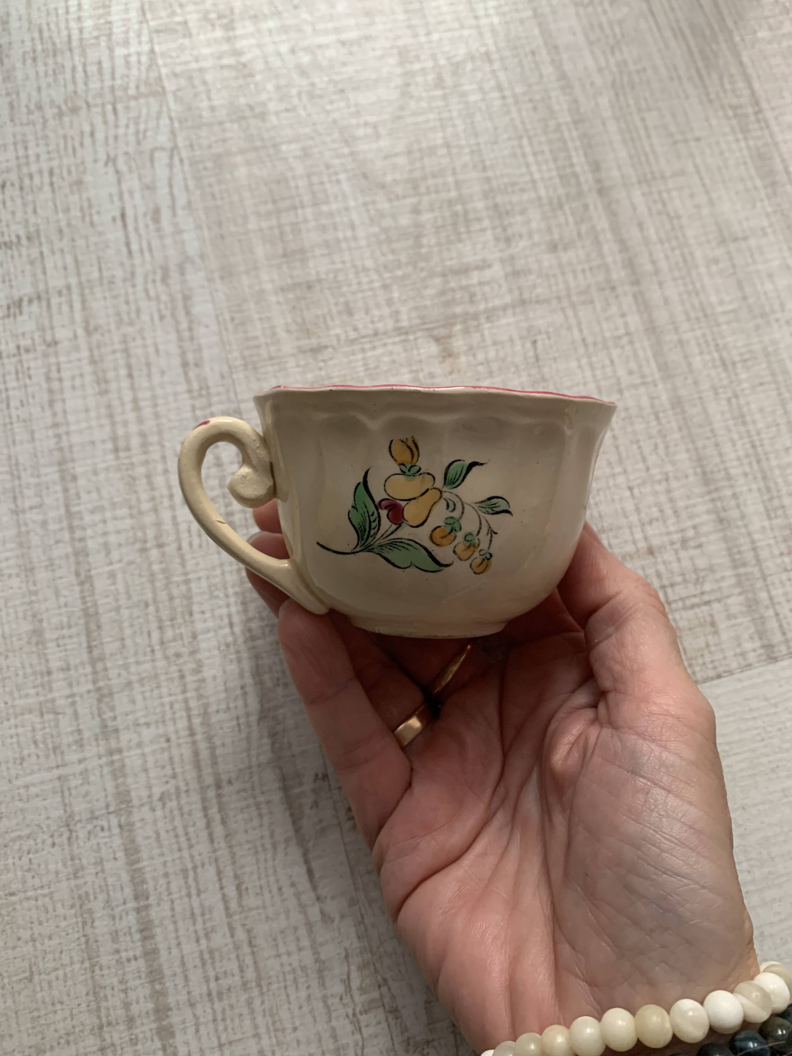 Luneville Floral Coffee Set