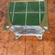 Pot cover in sheet metal and brass Art Nouveau Vienna Secession.