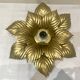 Wall lamp or ceiling lamp golden flower