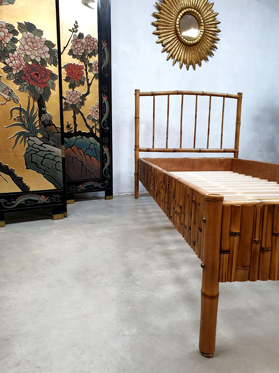 Vintage bamboo daybed tropical vibes