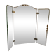Old triptych mirror of the 1940s 89x74cm