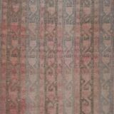 Vintage Turkish rug from Oushak, hand-woven 75x230 cm