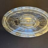 Vintage glass butter dish